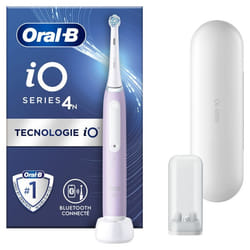 Oral-B iO 4N - Avec Etui de Voyage - Lavande - Brosse À dents Électrique connectée