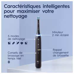 Oral-B iO 5 Pack 2 brosses à dents électriques avec brossettes - Vue supplémentaire 5