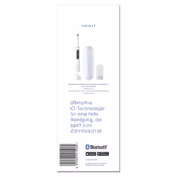 Oral-B iO Series 5 Adulte Brosse à dents rotative oscillante Blanc - Vue supplémentaire 4