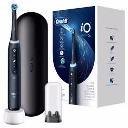 Oral-B iO Series 5, Adulte, Brosse à dents vibrante, Soin quotidien, Intense, Sensible, Super sensitive, Blanchiment, Noir, 2 ...