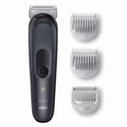 Braun BG3350, Noir, Gris, 0,5 mm, 5 mm, LED, AC/Batterie, 80 min