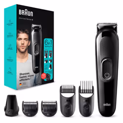 Braun Multigroomer MGK3335, AC/Batterie, Noir