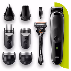 Braun All-in-one MGK5360 Batterie 2,1 cm Noir, Gris