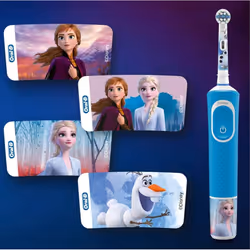 Oral-B BR-419563 Enfant Brosse à dents rotative Multicolore, Blanc