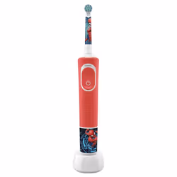 Oral-B BR-419686, Enfant, Brosse à dents rotative, Soin quotidien, Sensible, Multicolore, Blanc, 2 min, Rond