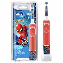 Oral-B BR-419686 Enfant Brosse à dents rotative Multicolore, Blanc