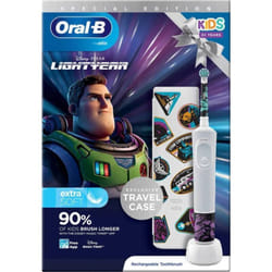 Oral-b - Vitality D100.413 Kids Lightyear D100.413.2K Brosse à dents électrique pour enfants rotatif / oscillant blanc, v