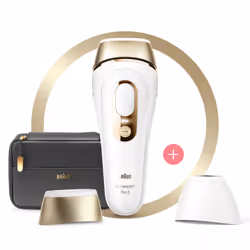 Braun Silk-expert Pro Silk·expert Pro 5 PL5140, Or, Blanc, Lumière pulsée, Royaume-Uni, NE PAS UTILISER sur :• le cuir chevel ...