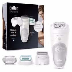 Braun Silk-épil 5 81770430 épilateur 28 pince(s) Blanc