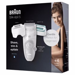 Braun Silk-épil 5 81770430 épilateur 28 pince(s) Blanc - Vue supplémentaire 4