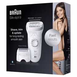 Braun Silk-épil 9 9-705 40 pince(s) Blanc - Vue supplémentaire 6