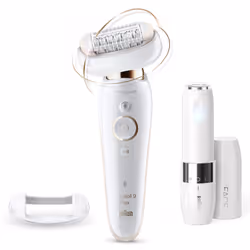 Braun Silk-épil 9 Flex 9005 40 pince(s) Or, Blanc