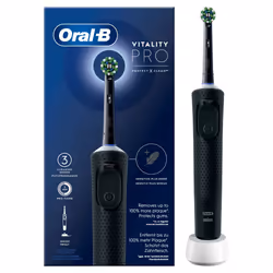 Oral-B Vitality Pro Adulte Brosse à dents rotative Noir