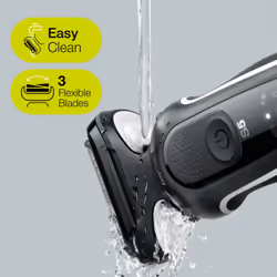 Braun Series 5 51-W4200cs Rasoir à grille Noir, Blanc