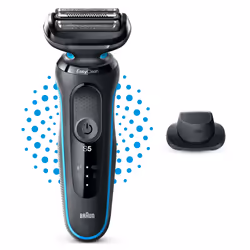 Braun Series 5 51-M1200s Rasoir à grille Tondeuse Noir, Bleu