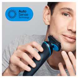 Braun Series 5 51-B1500s Rasoir à grille Tondeuse Noir, Bleu