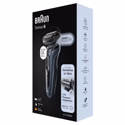 Braun Series 6 61-N1000s Rasoir à grille Noir, Gris - Vue supplémentaire 4