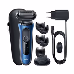 Braun Series 6 61-B1500s Rasoir à grille Tondeuse Bleu