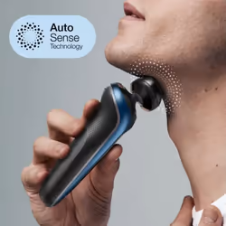Braun Series 6 61-B4500cs Rasoir à grille Tondeuse Noir, Bleu - Vue supplémentaire 4