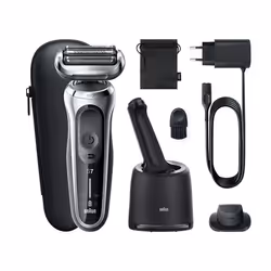 Braun Series 7 71-S7200c Rasoir à grille Tondeuse Noir, Argent - Vue supplémentaire 2