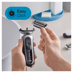 Braun Series 7 71-S1000s Rasoir à grille Argent - Vue supplémentaire 4