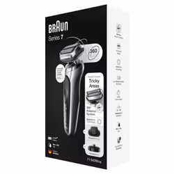 Braun Series 7 71-S4200cs Rasoir à grille Tondeuse Noir - Vue supplémentaire 4