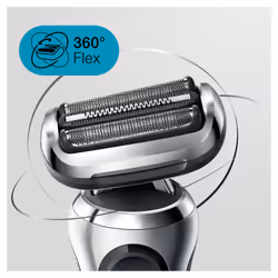 Braun Series 7 71-S1200s Rasoir à grille Tondeuse Argent