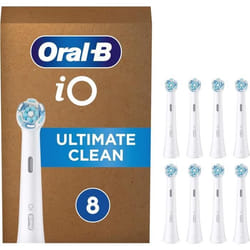 Brossettes de rechange - ORAL-B - iO Ultimate Clean - Lot de 8 - Élimination de plaque - Brins imbriqués