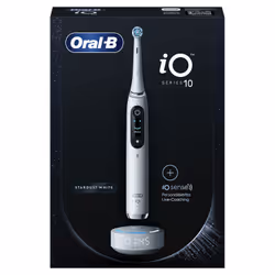 Oral-B iO Series 10 Adulte Brosse à dents rotative oscillante Blanc