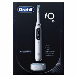 Oral-B iO Series 10 Adulte Brosse à dents rotative oscillante Blanc - Vue supplémentaire 4