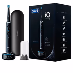 Oral-B iO Series 10, Adulte, Brosse à dents rotative oscillante, Soin quotidien, Nettoyage en profondeur, Soins des gencives, ...