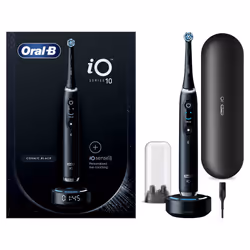Oral-B iO SERIES 10, Adulte, Brosse à dents vibrante, Soin quotidien, Super sensitive, Soins des gencives, Tongue care, Inten ...