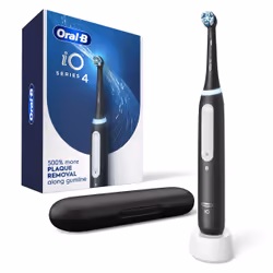 Oral-B iO Series 4 Adulte Brosse à dents rotative oscillante Noir