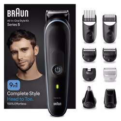 Braun MGK5411 Noir, Bleu Lithium