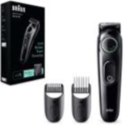 Braun BeardTrimmer 3 BT3411 Batterie 40 2 cm Noir, Vert