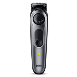 Braun BeardTrimmer 5 80708228 tondeuse à barbe Batterie 40 2 cm Noir, Gris