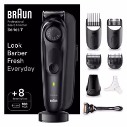 Braun BeardTrimmer 7 80708231 tondeuse à barbe Batterie 40 2 cm Noir - Vue supplémentaire 4