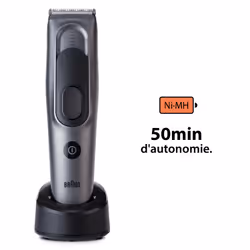 Braun HC7390 Noir, Gris 17 Hybrides nickel-métal (NiMH) - Vue supplémentaire 6