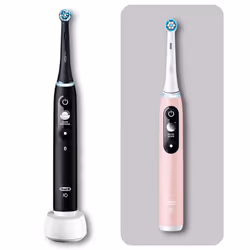 Oral-B iO Duo, Adulte, Brosse à dents vibrante, Soin quotidien, Soins des gencives, Pouls, Sensible, Blanchiment, Noir, Rose, ...