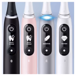 Oral-B iO Duo Adulte Brosse à dents vibrante Noir, Rose