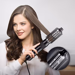 Braun Satin Hair 3 AS 330 Brosse soufflante à air chaud Noir, Bleu, Lilas 400 W 2 m