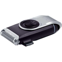 Braun MobileShave M90 Bleu, Argent