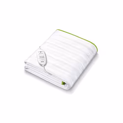 Description du produit « Cela Beurer Sous-lit chauffant TS 15 : pour une bonne nuit de sommeil Une bonne nuit de sommeil est particulièrement importante pour bien démarrer la journée. Le tapis chauffant TS 15 de Beurer est parfait pour une nuit de sommeil agréable et reposante et peut être facilement ajusté à trois niveaux de température différents. Les sangles cousues