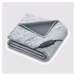 La couverture chauffante Nordic Grey de la gamme Green Planet HD75NORDICGREY de Beurer avec surface en fibre polaire vous offre des heures de confort sur le canapé ou dans la chambre à coucher. Pour plus de durabilité
