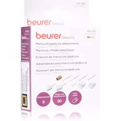 Disposez d’une plus large gamme de possibilités pour obtenir des ongles parfaitement soignés. Le produit BEURER 570.64 vous permettra de procéder à une manucure à domicile – il améliorera votre routine de soins en complétant parfaitement les outils et produits dont vous disposez. Il vous garantit des ongles parfaitement sculptés et soignés pour des mains encore plus belles.
