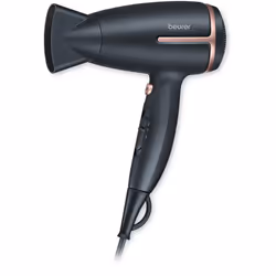 Vous cherchez un compagnon chic pour un séchage fiable et sans souci de vos cheveux en déplacement ? Le sèche-cheveux BEURER HC 25 offre deux niveaux de température et de vitesse pour un coiffage facile et rapide
