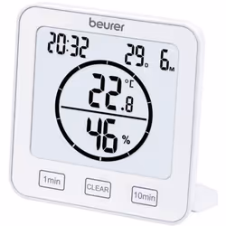 Informations techniques Alimentation en tension station : 3 V/DC (2 piles LR03) Dimensions (station de base) : 110 x 105 x 29 ...