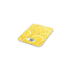 Beurer - ks 19 lemon Balance de cuisine, balance de cuisine digitale, avec fonction de tare, commande par touche, capacité de charge 5 kg