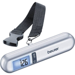 732.12Balance à suspension, pèse-bagagesPlage de pesée (max.) bis 40 kg, résolution 10 g, mètre ruban 1 m - Beurer