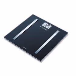 Sanitas SBF 72, Pèse-personne électronique, 180 kg, Noir, Argent, Rectangle, Tactile, LCD